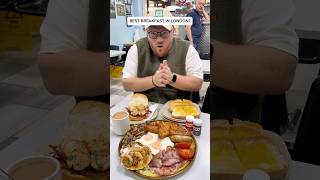 BEST BREAKFAST IN LONDON WTF breakfast fryup foodie shorts [upl. by Ayak252]