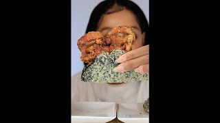 EATING KOREAN KIMBAP SUSHI BURRITO amp SUSHI TACOS FOR THE FIRST TIME  MUKBANG  FEMALE FOODIE  ASMR [upl. by Janean]