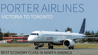 Porter Airlines Trip Report  Victoria to Toronto E195E2 [upl. by Agee249]