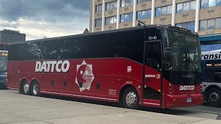 Dattco Van Hool CX45 75140 Ride on route 919 Express [upl. by Nilesoy]