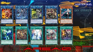 Sky Striker Deck YuGiOh Master Duel September2024 [upl. by Notyap]