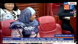 Sen Karungo FORCED to EXPUNGE question asked Abdi Mohamud after speaker said its UNPARLIAMENTARY [upl. by Hum]