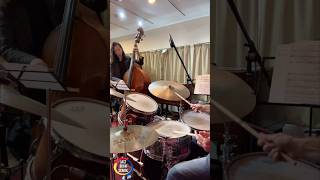 Smooth drum soloing… jazzdrums jazzdrumming jazzdrummer [upl. by Ahsram]