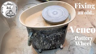 Restoring An Old Venco Pottery Wheel from 1980 [upl. by Hephzipah]