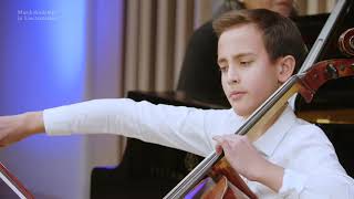 Dylan 12 playing Édouard Lalo Cello Concerto in D minor 1st mvt [upl. by Thomajan]