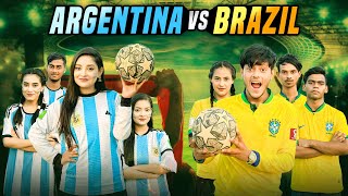 আর্জেন্টিনা VS ব্রাজিল ফুটবল ম্যাচ  Argentina VS Brazil Football Match  Rakib Hossain [upl. by Collete]