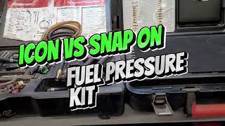 Harbor Freight ICON vs Snap on Fuel pressure gauge review [upl. by Noloc]