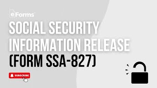 Using the Social Security Information Disclosure  Form SSA827 [upl. by Einoj338]