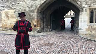 Yeoman Warder Beefeater explains the Opening Ceremony of the Keys at The Tower of London [upl. by Nork]