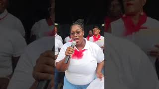 Foodland staff singing their parang song 🎶 🇬🇩🇬🇩 [upl. by Ahsienel102]