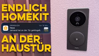 Aqara G4 Video Doorbell mit Homekit  Review [upl. by Ambur641]