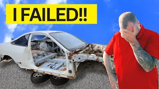 BREAKING THE WORLDS RUSTIEST HONDA INTEGRA DC2 TYPE R [upl. by Arrek]