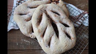 Fougasse alle olive e rosmarino senza glutine ricetta facilissima [upl. by Kcirdor]