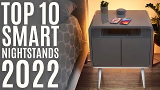 Top 10 Best Smart Nightstands of 2022  Multifunctional Bedside Table with Charging Station [upl. by Kimmy]