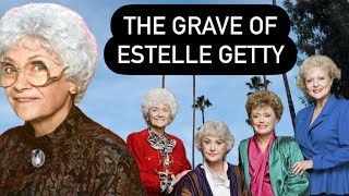 The Grave of Estelle Getty Sophia from The Golden Girls Plus Visiting the Cats at Hollywood Forever [upl. by Lonier226]