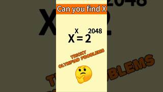 Beautiful exponential equation youtubeshorts shorts tricks exponents olympiad challenge phonk [upl. by Adelia483]