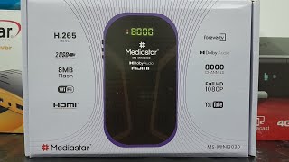 Mediastar MSMINI3030 Dolby HEVC Digital Satellite Receiver l Unboxing Review l Urdu [upl. by Nosbig]