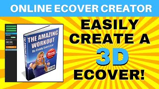 How To Easily Create A 3D eCover  Design eBook Covers Free Today [upl. by Elwina]