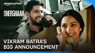 Captain Vikram Batras Important Phone Call  Shershaah  Siddhart Malhotra Kiara Advani [upl. by Gowon]