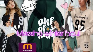 MEESHO Winter Wear Haul Starting From Rs 240 Only  HUGE meesho haul winterwears [upl. by Ahsikyt]