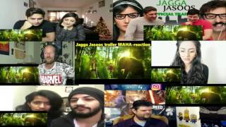 Jagga Jasoos trailer MAHAreaction  stars Ranbir Kapoor Katrina Kaif [upl. by Nosreffej]