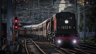 「4K60fps」THNSW 6029 “Garratt” Steam Locomotive departing from Strathfield  NSW Rail Museum Shuttles [upl. by Xuaegram767]