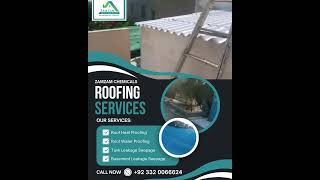 Zam Zam Chemicals  Roof Water Proofing  Roof Heat Proofing Services [upl. by Noraed]