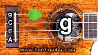 Best Online Ukulele Tuner  Standard Tuning g C E A Island Tuning [upl. by Evette792]