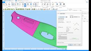 Tutorial How to cut 3D models in Materialise Magics [upl. by Gnel]