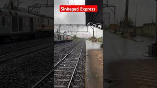 11010 Pune Mumbai CSMT Sinhagad Expressshorts railway [upl. by Etka]