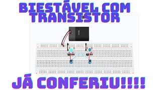 Biestável Circuito Com Transistor [upl. by Atteuqaj202]