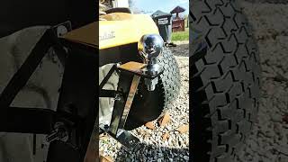 Adding trailer hitch to the mower [upl. by Harmony]