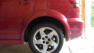 Pontiac Vibe Drum Brake Inspection And Mystery Noise Investigation [upl. by Nodnyl85]