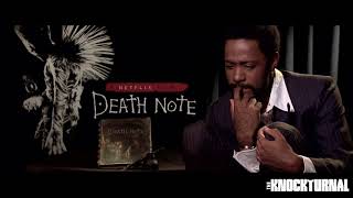 Lakeith Stanfield Talks Death Note [upl. by Neerahs]