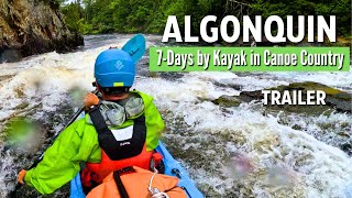 7Days Kayak Camping in Canoe Country  The Trailer [upl. by Ahseinaj]