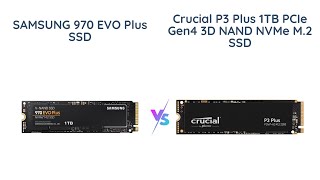 Samsung 970 EVO Plus vs Crucial P3 Plus NVMe SSD Which is better for gaming and graphics [upl. by Oicnevuj306]