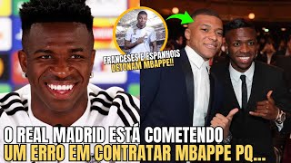 🚨EITA IMPRENSA FRANCESA E ESPANHOLA DETONA MBAPPE E VALORIZAM VINICIUS JR [upl. by Alvan]