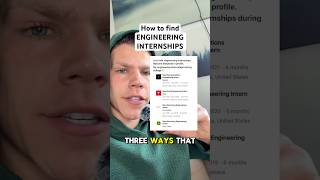 How to get an engineering internship Ex SpaceX Intern Tesla Intern engineeringstudent [upl. by Hendrik]