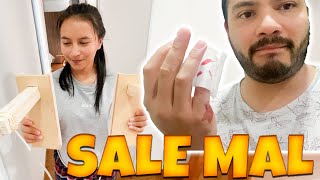 ✂️ Hicimos lámparas caseras y esto pasó 😬🩹  ClarYi vlogs PARTE 2 [upl. by Hope]