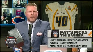 Pat McAfees Week 7 picks  College GameDay [upl. by Ainitsirhc]