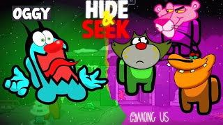 Oggy Trolling Everybody IN Funny HIDE AND SEEK With NOOB Friends in Among us😂😂😂 [upl. by Sandeep]