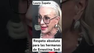 Laura Zapata como todo una dama sufre y respeta en silencio la partida de su hermana Ernestina Sodi [upl. by Euqinimod]