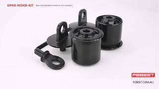 OPABMOKRKIT REAR CROSSMEMBER BUSHING KIT FOR CHEVROLET [upl. by Elissa604]