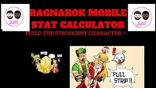 Ragnarok Mobile Eternal Love Stat Calculator [upl. by Elurd]