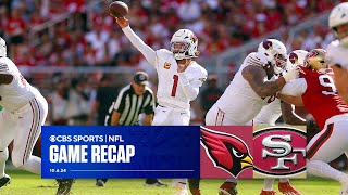 Cardinals STUN Niners with 4th quarter comeback snap 2game losing streak  Game Recap [upl. by Wickham718]