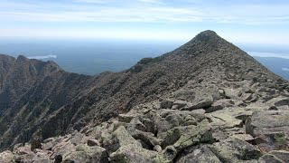 Knife Edge  Mount Katahdin  Baxter state park  Nature video  Hiking 2022 [upl. by Buddy844]