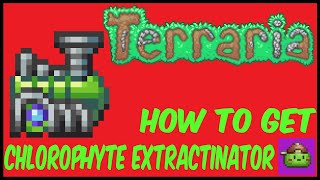 How To Get Chlorophyte Extractinator In Terraria  Terraria 1449 [upl. by Ycniuqal]