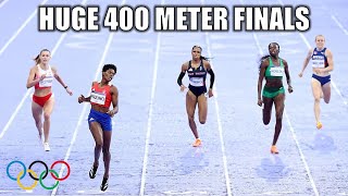 Womens 400 Meter Finals Were INCREDIBLE  NEW OLYMPIC RECORD  2024 Paris Olympics [upl. by Galang396]