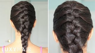 How To Basic French Braid [upl. by Nanfa372]