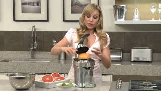 Breville  Tips and Tricks DieCast Citrus Press 800CPXL [upl. by Byrann]